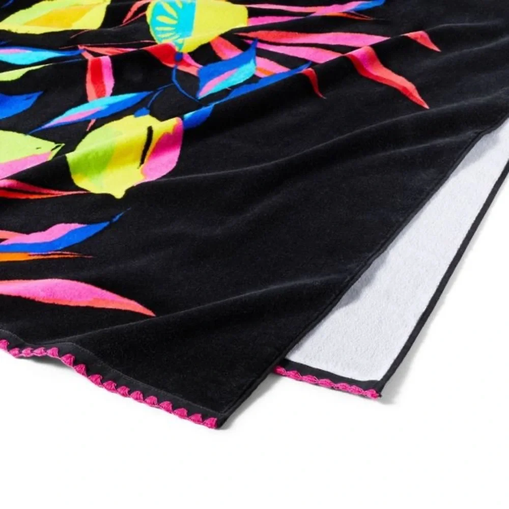 NWT Tabitha Brown for Target Lemon Print Beach Towel
